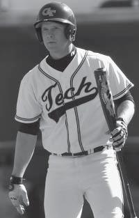 .. Earned freshman All-America honors as a rookie in 2002 when he set a Tech freshman record with 18 home runs... Will patrol right field and bat in the middle of the Tech order this spring.
