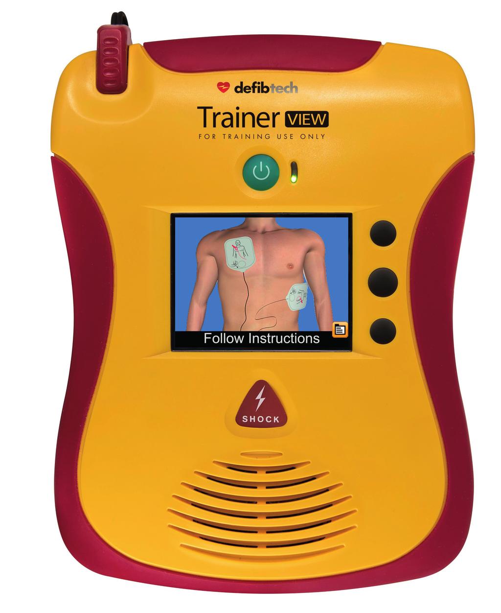 SELF-CONTAINED UNIT SPECIFICALLY USED FOR TRAINING Trainer AED & Trainer VIEW Stand-Alone Training Units The Training AED is a