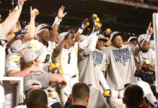 On Network Television The ESPN telecast of the Discover Orange Bowl against Clemson on Jan. 4 marked the 177th network television game for West Virginia.