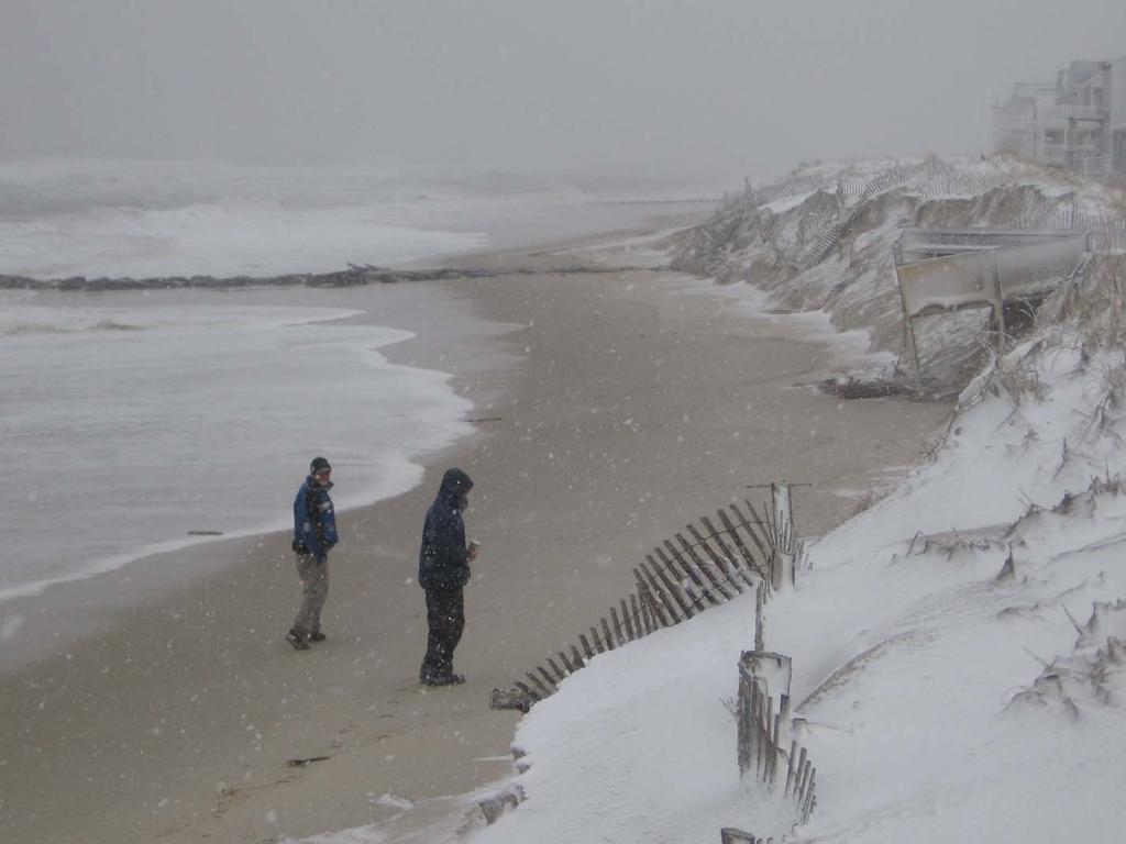 Brant Beach after a winter storm, February 2006. Photo by Robert Koch. The Winter Beach: The Jersey Shore in winter is not for the faint-of heart.
