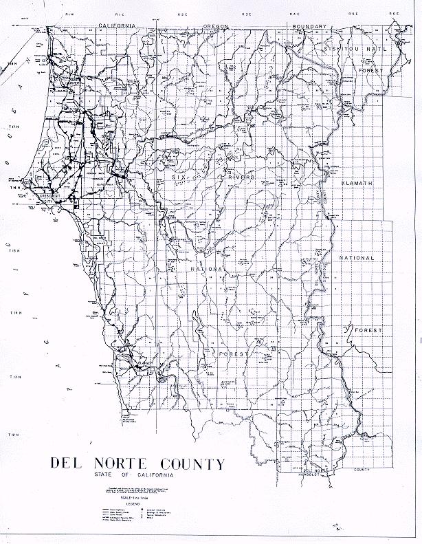 Figure 1 Map of Del Norte County, California Yonkers