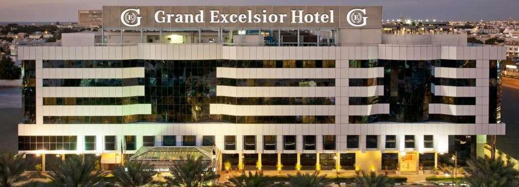HOTELS GRAND EXCELSIOR HOTEL, DEIRA Grand Excelsior Hotel - Deira Book your stay at Grand Excelsior Hotel Deira Dubai at AED 375 (SGL) / 450 (DBL) per