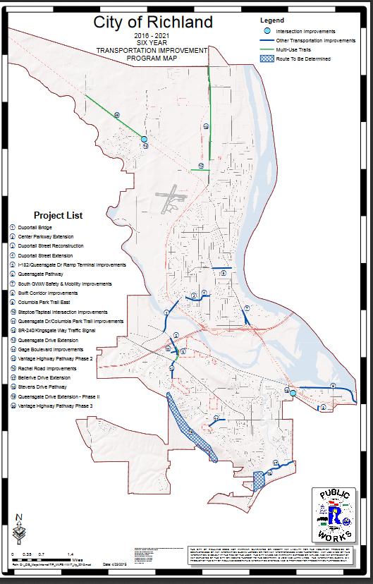 hotels near Columbia Point. The net result is that this once popular bike route has become increasingly dangerous for cyclists coming to or from the I-182 bike path over the Columbia River.