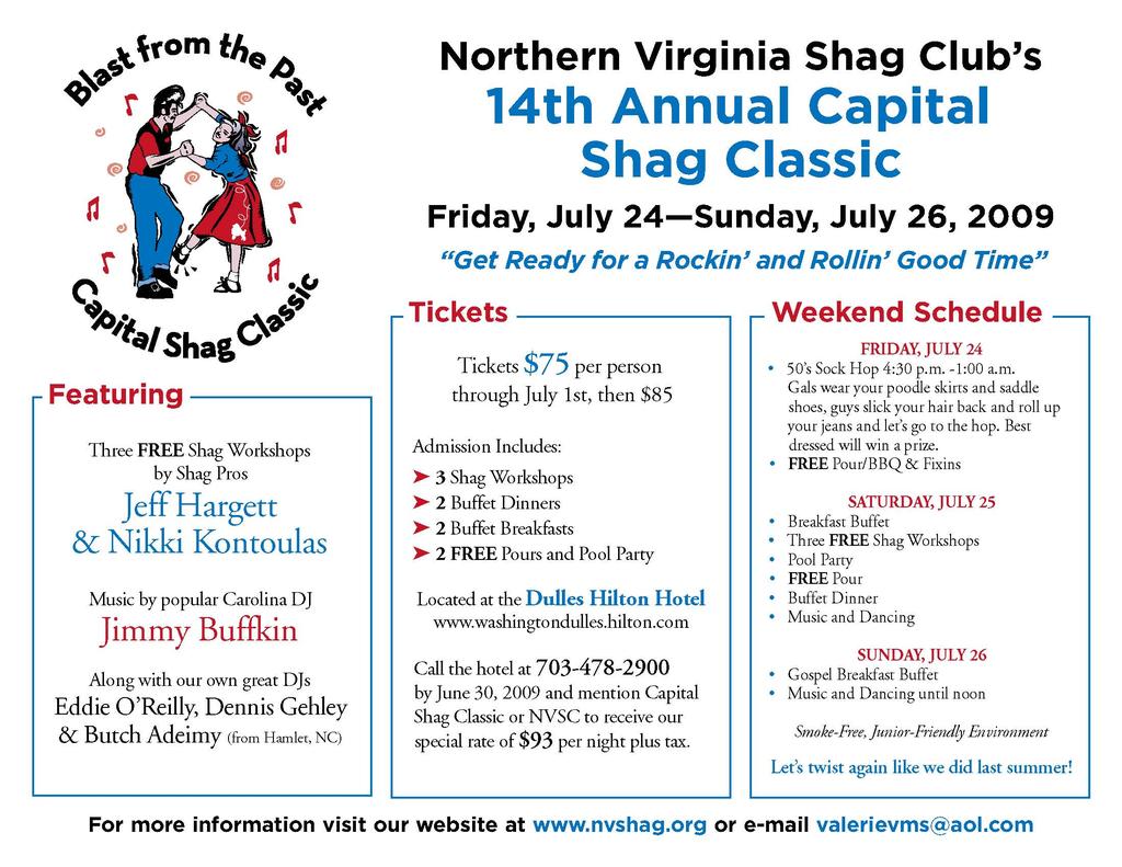 Northern Virginia Shag Club, PO Box