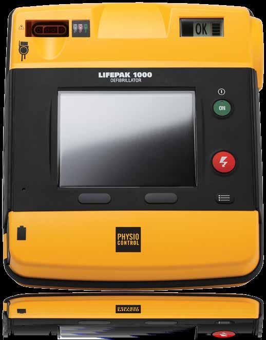 Features for Physio Control LIFEPAK 1000 PROFESSIONAL MODEL Features: Large intuitive screen is easy to read Easy customization of settings to meet your protocol needs in the field Patented ADAPTIV