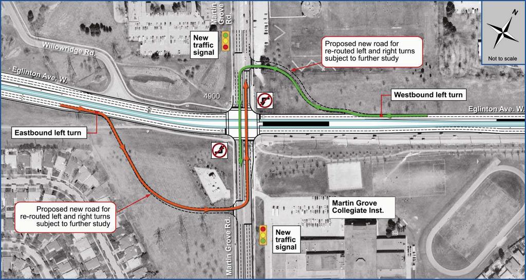 Transit Only Lane Bus Plform * Highway 427 Off Ramp Eglinton Avenue West beneficial to travellers.