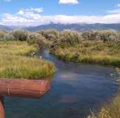 The Teton River is a stone s throw from the property with a gentle spring creek approach, and it runs through the entire valley providing excellent angling opportunities for the native Yellowstone