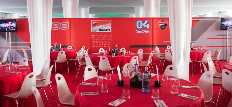 MotoGP LOUNGE CORPORATE AREA By informing us of the number of guests you invite and the type of event you