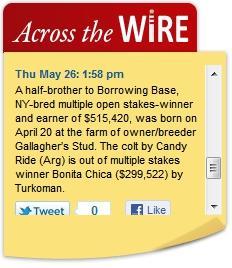 www.nytbreeders.org Nytbreeders.org is the promotional website of the New York Thoroughbred Breeders, which hosts THE WIRE, nytbreeders.