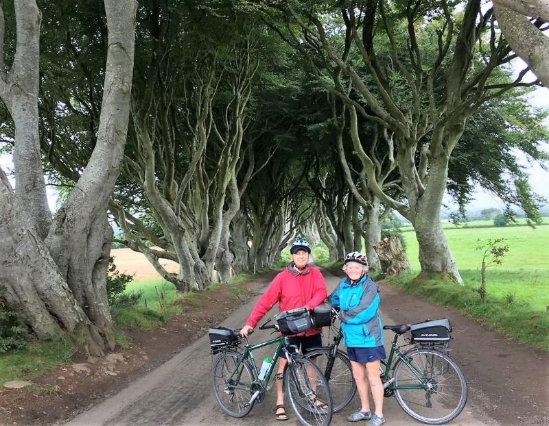 Cycle on to the university town of Coleraine at the mouth of the river Bann. A little further along the coast is the pretty seaside town of Portstewart, overlooking yet another magnificent strand.