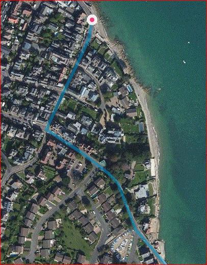 Ref Location Land type/use, Path information, historic sites & ancient monuments 3.1 1 The route starts at the lower end of High Street at the coast.