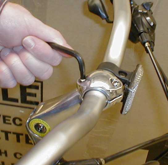 Custom Fitting your Handlebar (adjustable stems only) Your stem angle comes pre-adjusted for the average rider and may be perfectly satisfactory where it is.