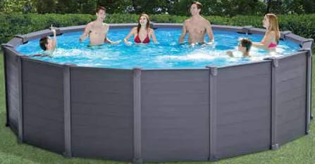 FEATURES Highly durable look panel cladding. Puncture resistant 3 ply liner. Rust resistant frame. Set-up and maintenance DVD provided. Ready for water in approx. 1.5hrs. 4542L Sand Filter.