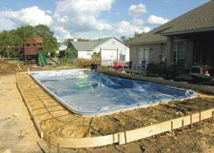 Our pool is now 100% finished and we are very happy in choosing Leisure Pools and Casey s Excavating.