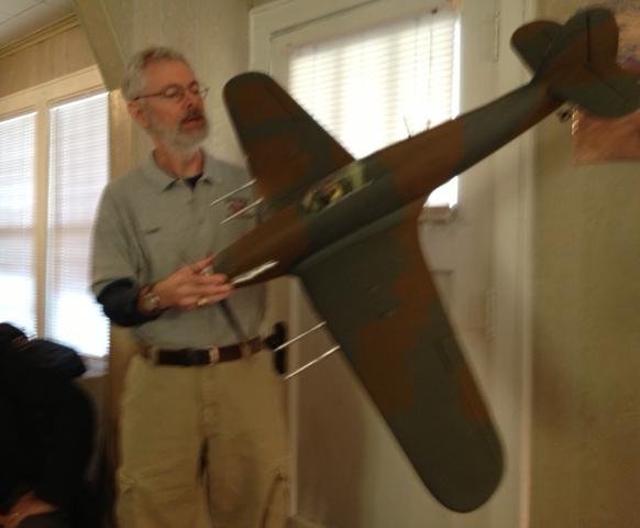 Dave Alexander had the other aircraft and it was a Windrider brand Hawker Hurricane.