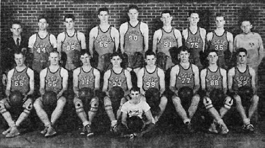 ALL-TIME TOURNAMENT FIELD TEAM CHAMPIONS 155 1946 CHAMPIONSHIP GAME, March 26 at New York............................. OKLAHOMA ST. 43, NORTH CAROLINA 40 1946 Oklahoma State Front (left to right): A.