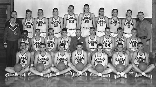 ALL-TIME TOURNAMENT FIELD TEAM CHAMPIONS 157 1952 CHAMPIONSHIP GAME, March 26 at Seattle....................................... KANSAS 80, ST. JOHN S (N.Y.