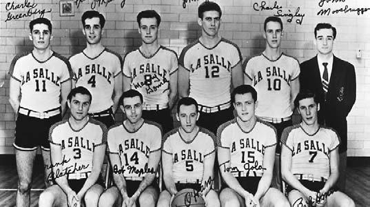 1953 CHAMPIONSHIP GAME, March 18 at Kansas City, MO.................................... INDIANA 69, KANSAS 68 1953 Indiana Front Row (left to right): Bob Leonard, Charley Kraak, Don Schlundt, Dick Farley and Burke Scott.