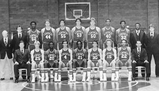 ALL-TIME TOURNAMENT FIELD TEAM CHAMPIONS 167 1978 CHAMPIONSHIP GAME, March 27 at St. Louis.
