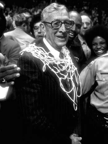 92 COACHES WHO HAVE PLAYED AND COACHED IN THE FINAL FOUR AND TOURNAMENT TOURNAMENT Photo by Rich Clarkson/NCAA Photos Coach John Wooden became a living legend after leading UCLA to the Final Four 12