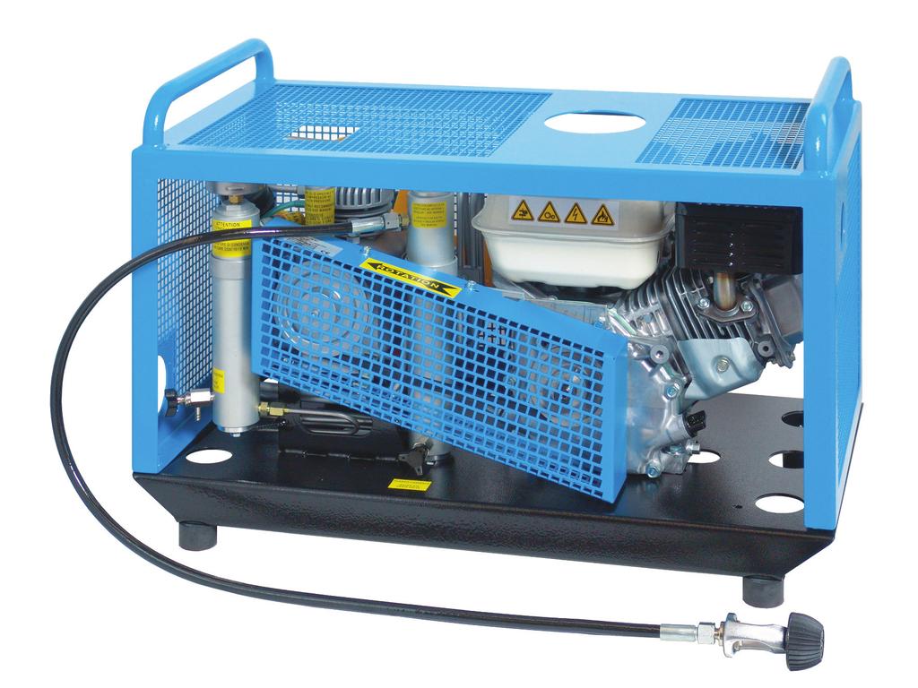 COLTRI / NUVAIR COMPACT PORTABLE HP COMPRESSORS The sturdy enclosure and easily accessible lifting handles on this series of compressors makes it ideal for portable applications.