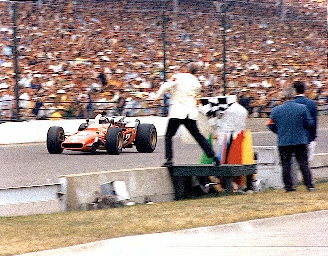 Off that third place rookie run at Indy in 65, Andretti earned the first of his four national titles but was snake bit at Indianapolis in 1966-67-68.