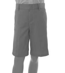 Our cool, comfortable pleated short has side seam pockets and a wallet pocket on the back right. Hookand-Eye closure. Cotton/polyester blend. Imported. Machine wash.