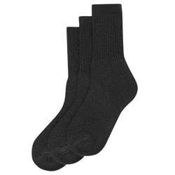 BOYS Cushion Crew Socks(3 Pair) Reversible Dress Belt Cushion Crew Socks(3 Pair)is 60% cotton, 37% poly, and 3% spandex, WHIT 2234 (6/8, 9/11) 3.