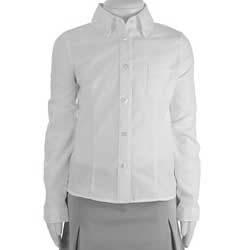 GIRLS Oxford Blouse with Darts - Long Sleeve Oxford Blouse with Darts - Short Sleeve The oxford for every girl, this perfect long sleeve classic top has a single breast pocket, button down collar,