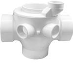Bushing (70221) are provided to accommodate 1½" pipe. LOS ANGELES PATTERN P-TRAP Used to prevent the passage of sewer gas from the plumbing system into house through the plumbing fixture drain.