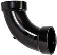 Usually utilized to convert from 3" horizontal pipe to 4" fitting hub directly under the toilet.