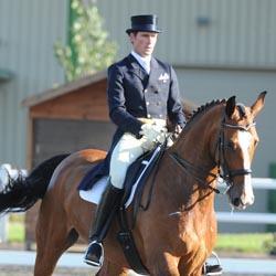 TRAINING WITH DAMIAN HALLAM Damian Hallam is a name synonymous with top level dressage, having won over 15 National titles and achieved a silver medal for Great Britain back in 2005 at the World