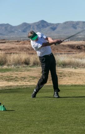 (1) (2) (3) (4) Here s Ron Noble (1) bombing one down the fairway, followed by Tim McCauley (2) imitating Camilo Villegas.