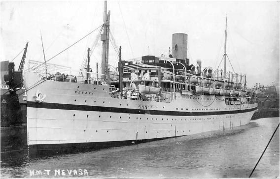 The battalion sailed from Southampton on HM Troopship Nevasa 1 that same day, via Gibraltar, Malta, Suez and Aden.