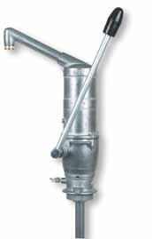 Hand Pumps Standard Pump Europe's hand pumps are engineered for transfering mainly oils from drums and storage tanks Model - SPE OK 9B Common Applications Motor oil to SAE 80 Gearbox oil to SAE 80
