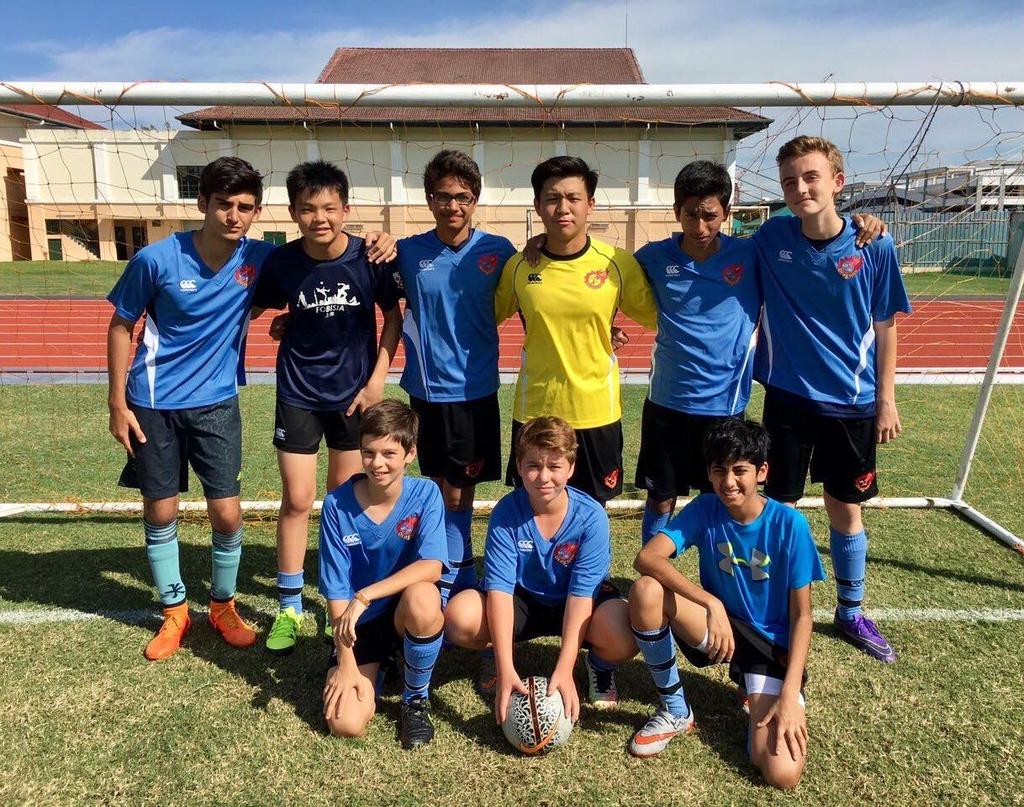 U15B Boys Football Perform Admirably at ISAC GIS has two teams enters for ISAC competition v ISKL A Won 3-0 (T Allen, M Geneid, J Wang) v AISM Draw 0-0 v ISKL B Lost 4-0 V Alice Smith Lost 1-0 The