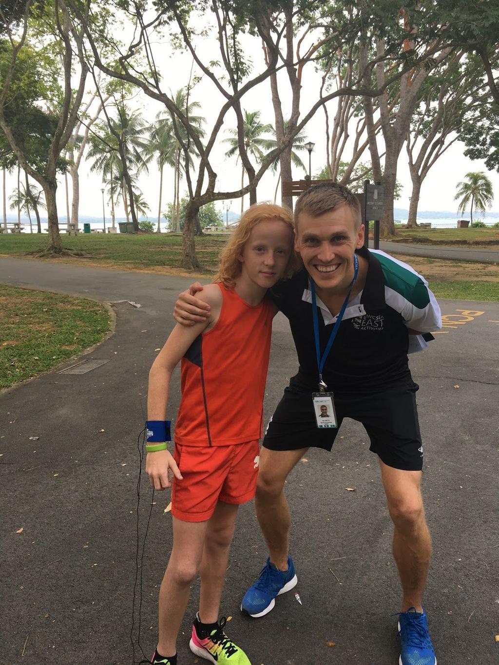 Connor McStea competes a year young at Cross Country Event Former GIS Athletic Director hosts UWC East Cross Country Series On Wednesday 5th October Connor McStea participated in Singapore at the