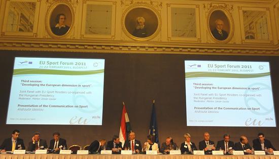 EU Sports Forum 2011, Budapest Corruption is everywhere in the federations elections, doping tests, mega-events,