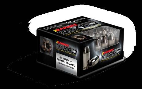 new for 2013 Barnes TAC-XPD Defense ammunition: The Optimized Solution for Personal and Home Defense.
