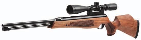 Air Arms S510 TC air rifle Dual reservoirs, about 60 shots per fill. Ideal for longer hunting trips. Ambi stock, dual raised cheekpieces. 10rd mag..22 cal=920 fps,.177 cal=1050 fps,.