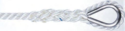 MOORING LIROS Polyester Rope 00111/01110 Classic, economical, very easy to splice, high strength, abrasion resistant rope for mooring and anchoring. 3-strand made of 100 % Polyester. Heatset.