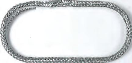 Textile slings made of high strength Dyneema SK99 provides various options for transferring loads. Maximum weight savings. Replaces heavy steel fittings.