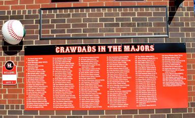 CONCOURSE SIGNAGE Crawdads in the Majors