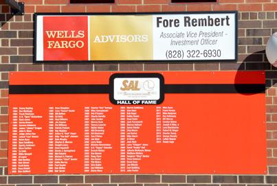 near main gate SAL Hall of Fame Board -