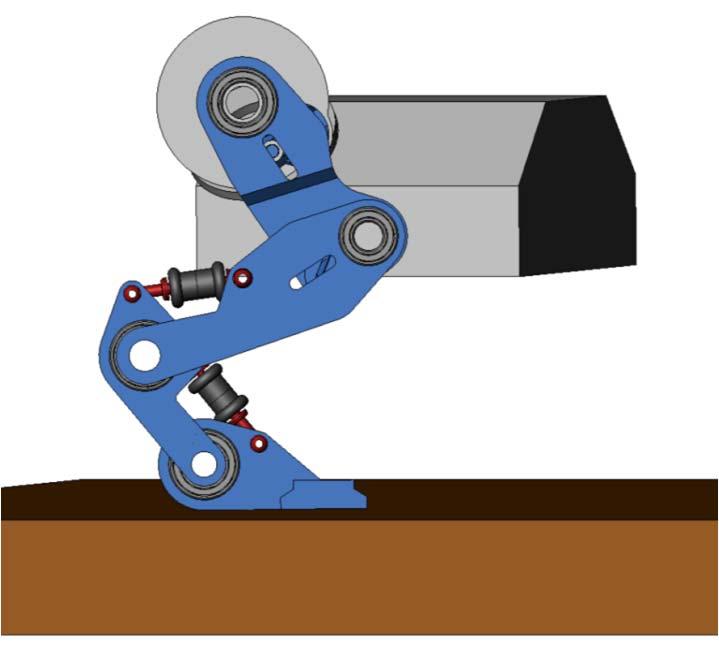 all joints when manipulating objects Hip, knee, ankle, and foot all independently actuated Fine adjustment could be required DC Motor Actuators Using Roller