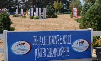 Page 6 of 8 The large Grand Prix ring at Ledges Sporting Horses is set for the championships.