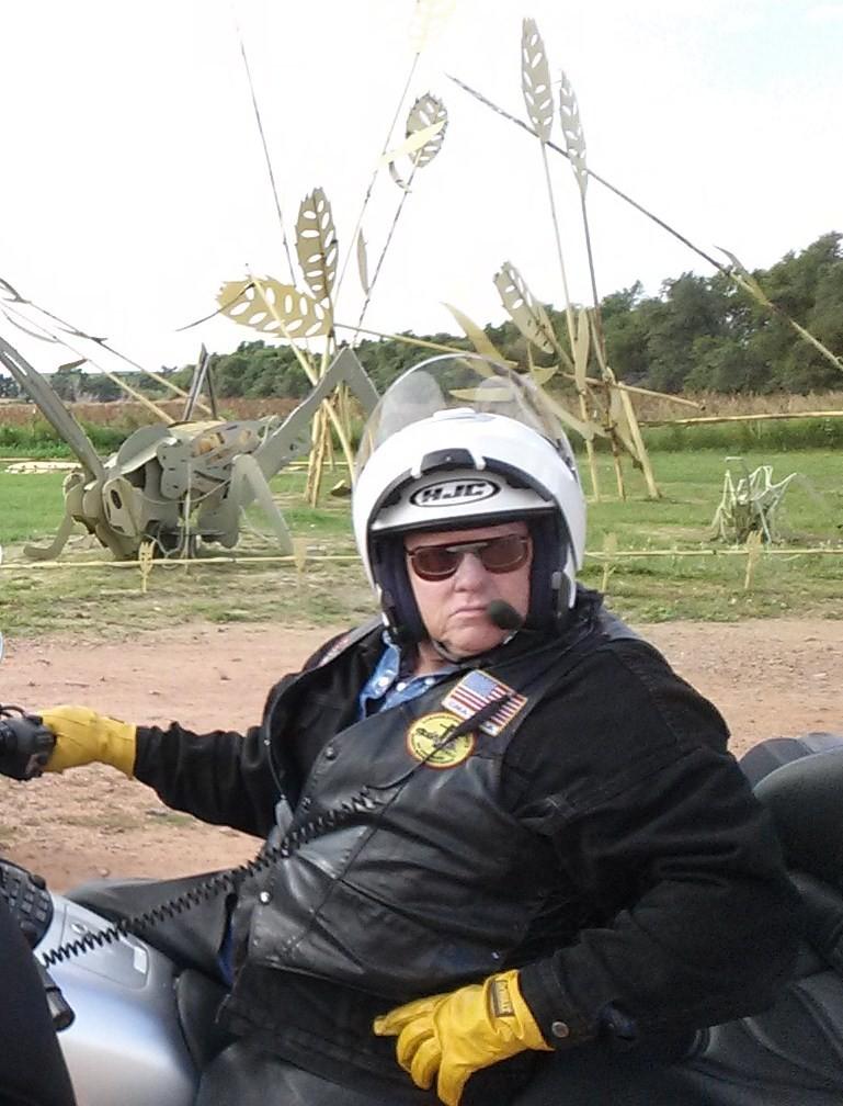 Larry enjoying a ride