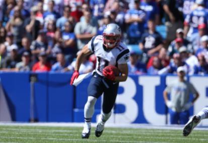 PATRIOTS KEY CONTRIBUTORS OFFENSE WR Danny Amendola (FA-STL, 13) Amendola shined in his Patriots debut against Buffalo, catching 10 passes for 104 yards in the team s Week 1 win.