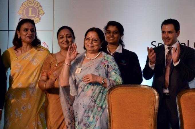 The project highlights commitment of Mrs Aruna Oswal, founder of the Aruna Abhey Oswal Trust, and International Director of Lions Clubs International, to provide increased opportunities for Lions