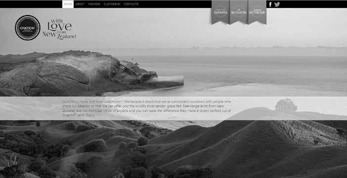 Ovation New Zealand and Turihaua a partnership Ovation New Zealand has had a website make-over and we are now part of their new look. The website features their new strategy and food partners.